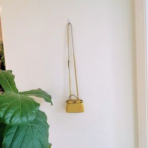 Fendi Limegreen Micro Peekaboo Crossbody Bag
